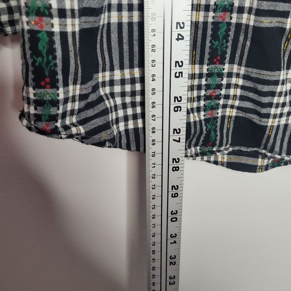 Basic Editions Black White Holiday Christmas Butt… - image 5